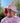 Chapeau de papa à face végétale - rose pastel