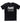 Pflanzenbasiertes Kanji-T-Stück - schwarzes T-Shirt