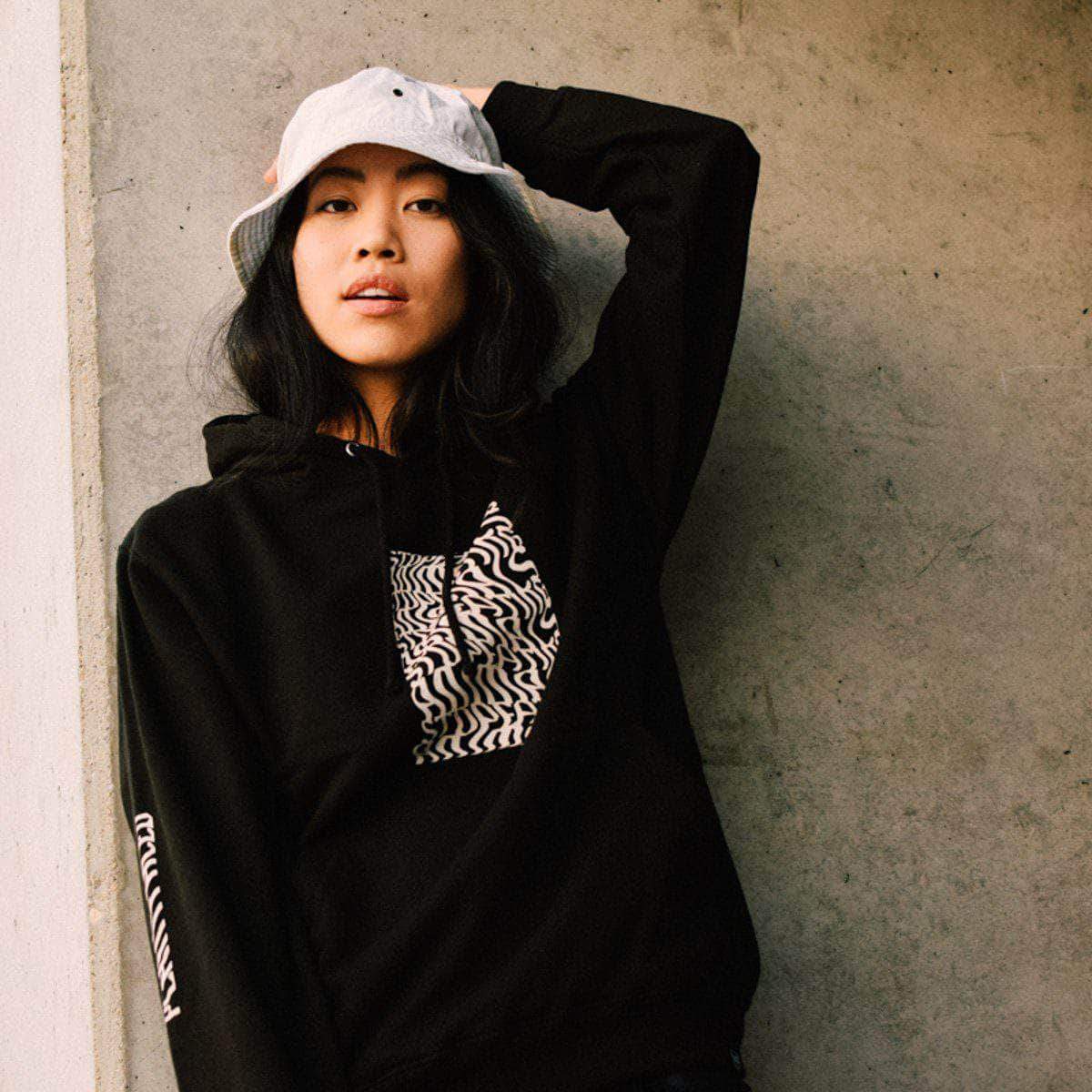 Illusions Hoodie - Stop Eating Animals - Black – Plant Faced Clothing